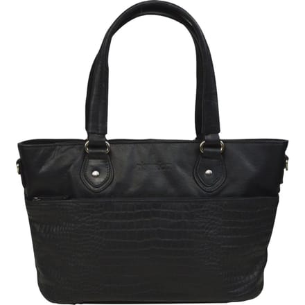 DSTRCT Schoudertas Croco Leer - zwart