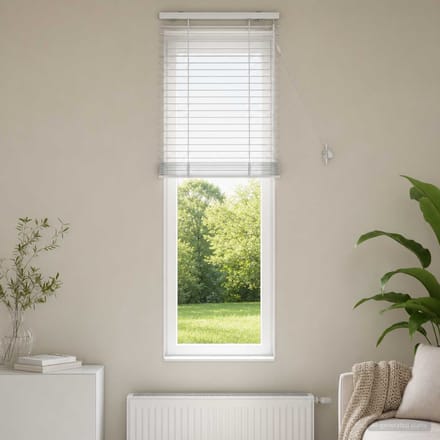 vidaXL - Venetiaanse - jaloezie - Wit - 55 - x - 160 - cm - 35 - mm