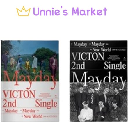 VICTON [May day] 2e Single Album Random,No poster gray