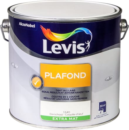 Levis - Plafond - Eierschaal - 2,5 L