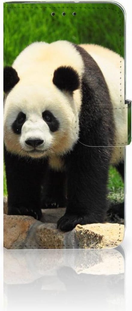 Motorola Moto G7 Power Telefoonhoesje met Pasjes Panda
