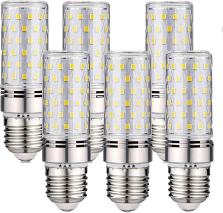 LED-lamp E27 16W – 6000K, 1600 Lumen, Niet Dimbaar, AC 200–240V, Set van 6