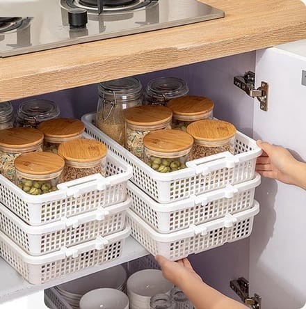 Stapelbare keukenorganizers - ideaal voor opbergen