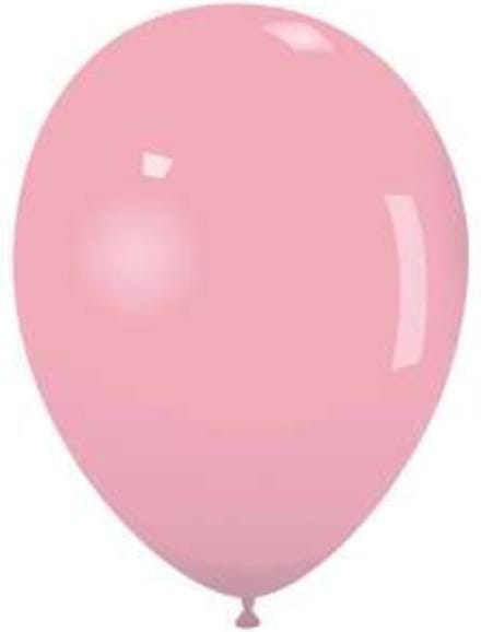 Roze MATTE : Latex ballon 12" (33 cm) - Pak van 100
