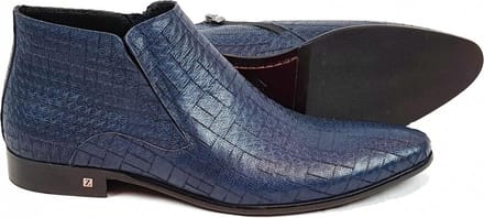 Zerba - Heren Laarzen - Maat 42 - Blauw Leer - Cita