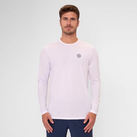 BIDI BADU Crew Roundneck Longsleeve Heren-Wit
