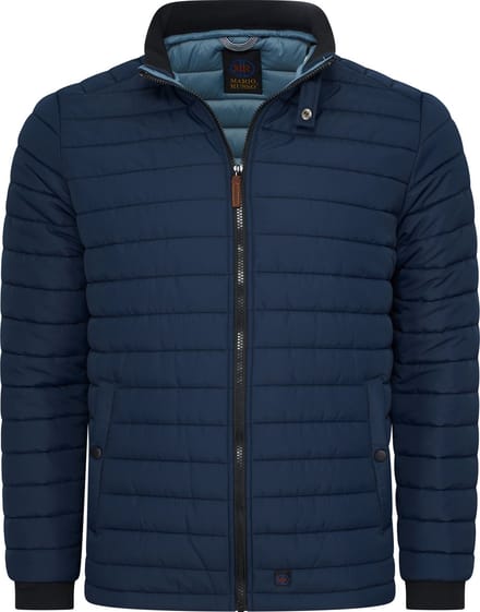 Mario Russo Wave Jacket - Jas Heren - Winterjas Heren - Waterafstotend - Navy - M