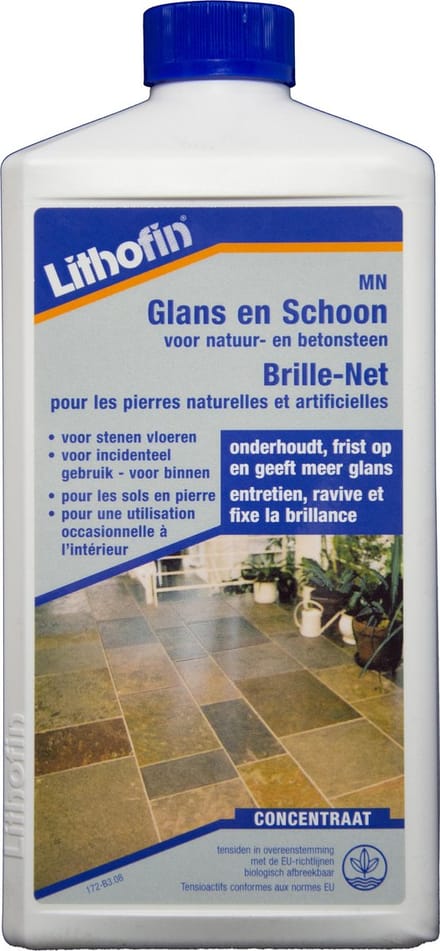 MN Glans en Schoon - Natuursteen glansmilk concentraat - Lithofin - 1 L