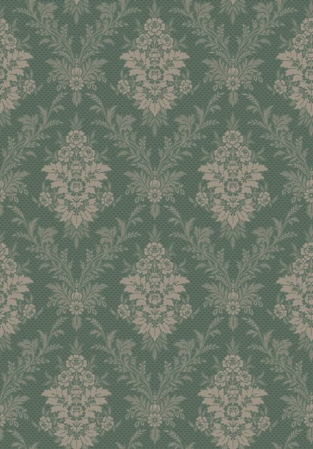 Boråstapeter Vliesbehang 4532 - Anno - Klassiek Groen - 53cm x 10.05m