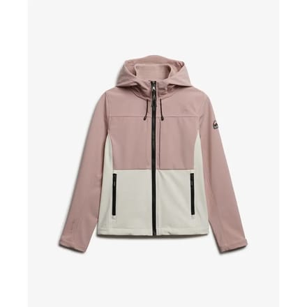 Dames wandeljack met capuchon Superdry Colourblock