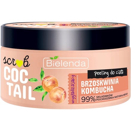 Bielenda Coctail Scrub Smoothing Body Scrub Peach + Kombucha 350 g