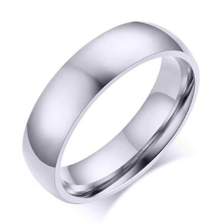 Victorious Ring Zilverkleurig Staal Heren en Dames – Maat 72 (23mm)