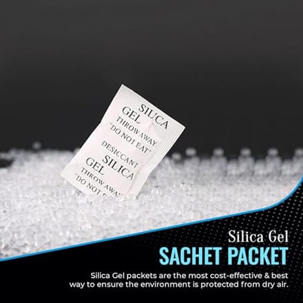 Silica Gel Pouches - 200 Pack - 1g Moisture Absorbent Bags for Dehumidifying and Odor Control