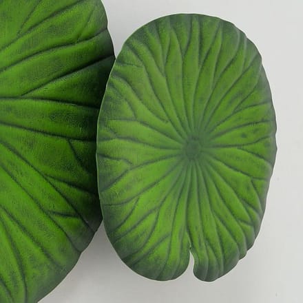 metalen wanddecoratie lelie blad