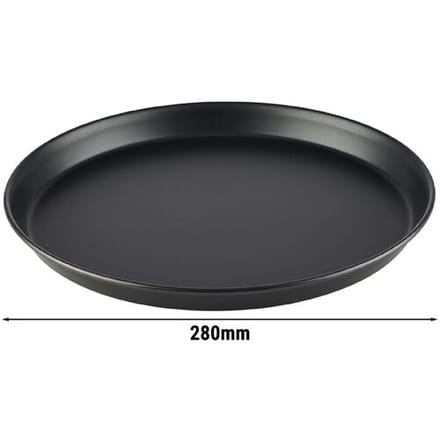 GGM Gastro (10 Stück) Pizzablech - Blaublech - Ø 280mm - Höhe: 25mm