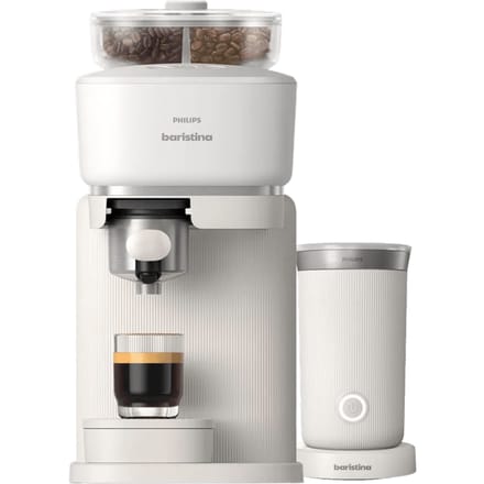 Philips Baristina Bean Swap BAR320/00 Wit + Melkopschuimer