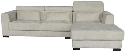 Tower Living Brighton 3-AL + Chaise R - fabric XS85 15 Ivory