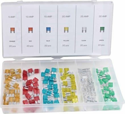 ASTA Assortiment MICRO 2 zekeringen 120-delig