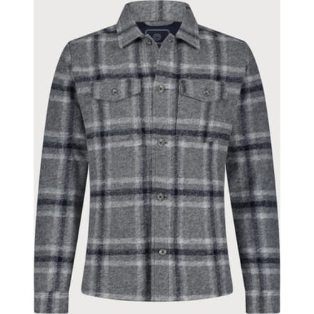 Blue Industry Ruitmotief wolmenging overshirt |