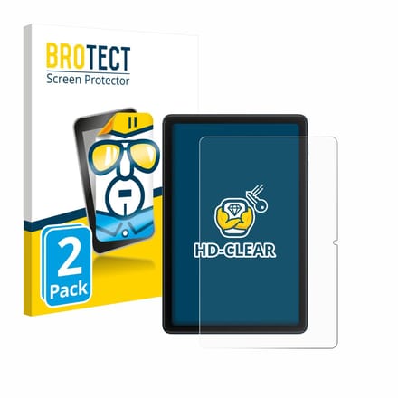 BROTECT - Screenprotector voor Blackview Tab 20 WiFi - Folie Beschermfolie transparant 2 Stuks