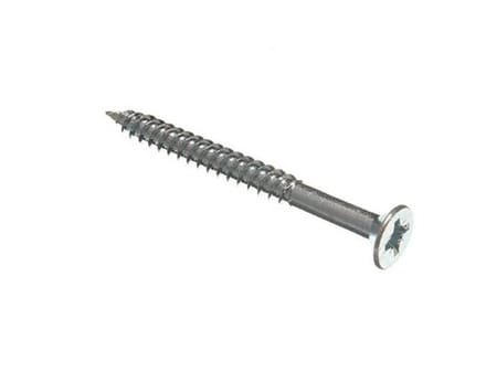 Houtschroeven - Schroeven Zp - Klussen - Dubbele Draad - 10 x 2 1/2 inch - Zink