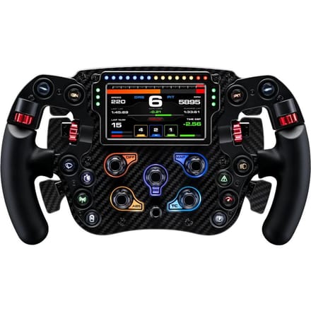Simagic fx pro stuurwiel, volledig koolstofvezel, zes flippers