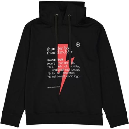 Neil Barrett Zwarte Katoenen Sweatshirt