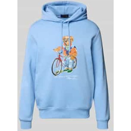 regular fit hoodie van katoenmix