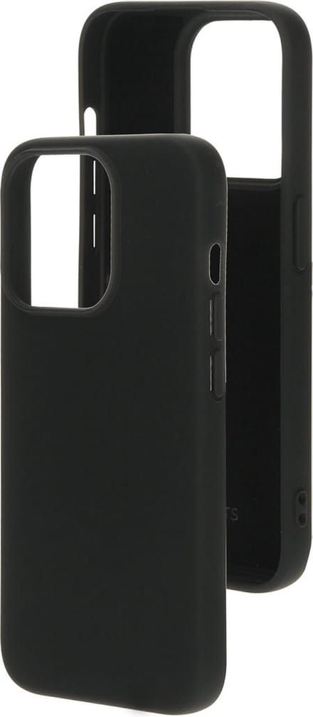 Mobiparts hoesje geschikt voor de Apple iPhone 15 Pro - Siliconen - Zwart