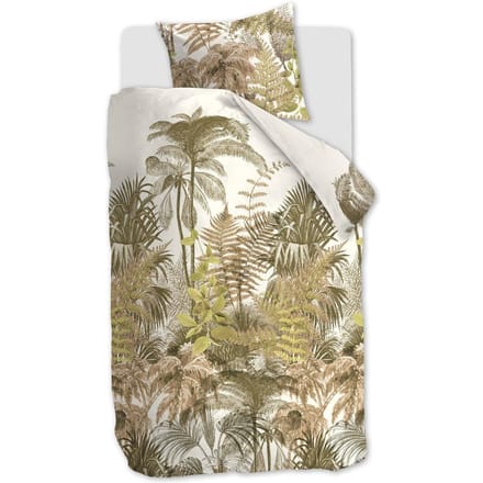 Beddinghouse Caribe dekbedovertrek - Eenpersoons - 140x200/220 cm - Oker