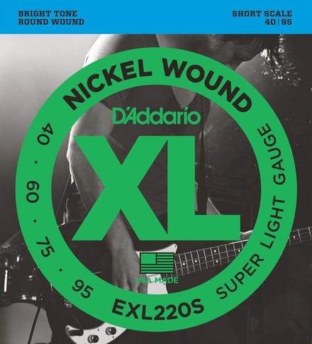 D'Addario EXL220S snarenset voor elektrische basgitaar