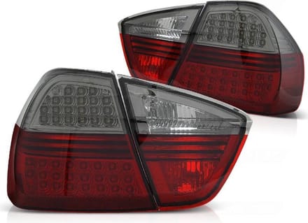 Achterlichten BMW E90 03 05-08 08 ROOD SMOKE LED INDIC