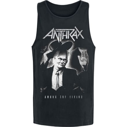 Anthrax Tanktop - ATL Greyscale - M tot 3XL - voor Mannen - zwart