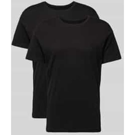 T-shirt met ronde hals in een set van 2 stuks, model 'ComfortS'