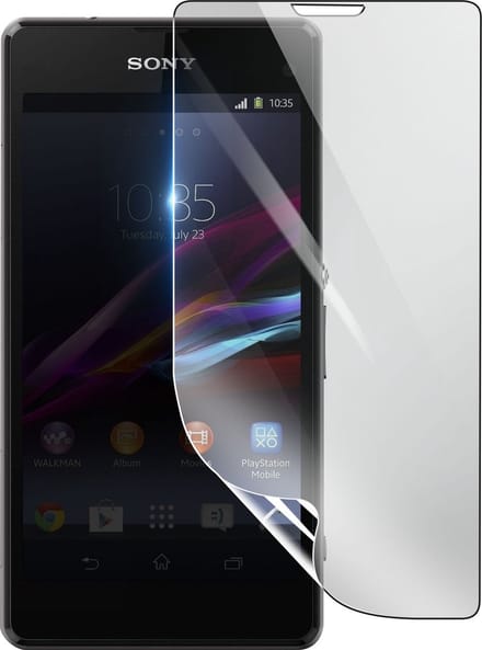 3mk, Geschikt voor Sony Xperia Z1 Compact, Schokbestendige Hydrogel Screenprotector, Transparant