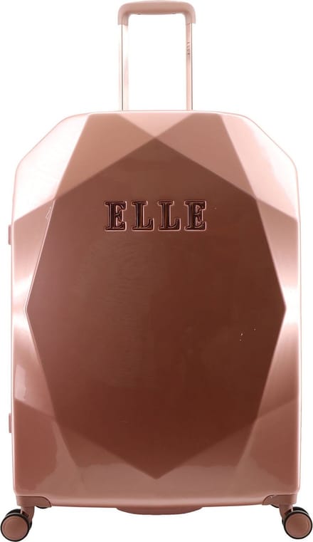 ELLE Diamond Harde Reiskoffer 76.5 cm - Large - Roségoud - Roségoud / Large