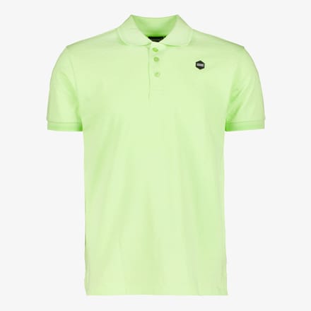 Unsigned heren polo lichtgroen - Maat S