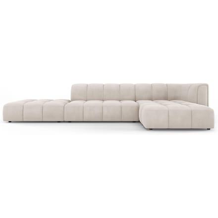 Hoekbank Francesca chenille rechts 5-zits | Milo Casa