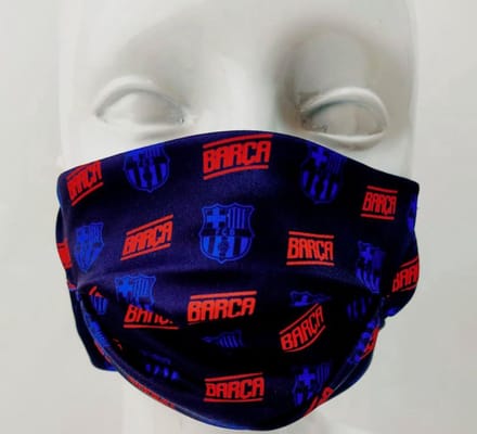FC Barcelona Mondmasker Wasbaar – Blauw – Volwassenen
