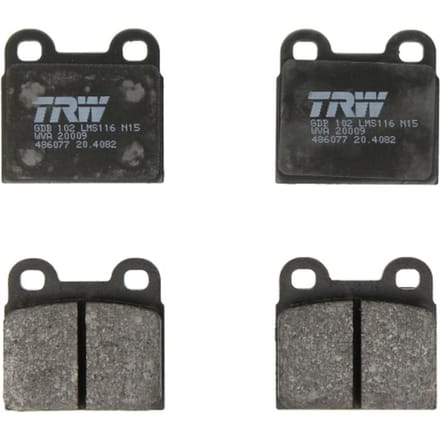 Remblokset TRW GDB102, achter