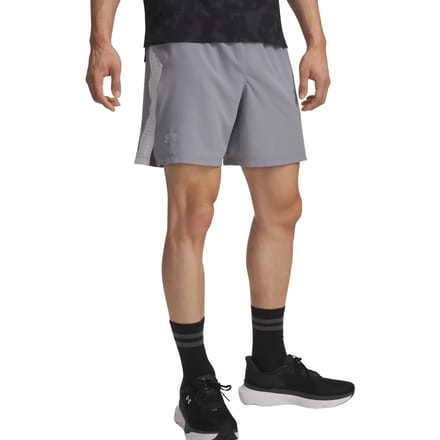 Launch Pro 7 Running Korte Broek Heren Steel/Halo Gray/Reflective M