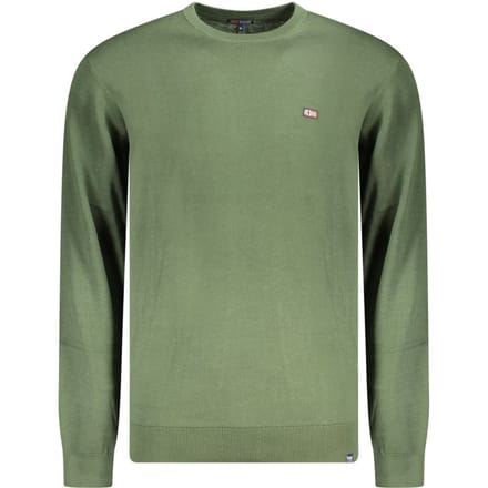 Noorwegen 1963 Groene Katoenen Herenhemd