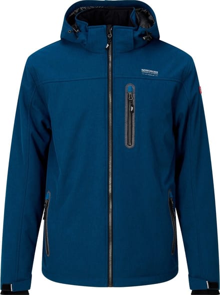 Nordberg Nick - Softshell Outdoorjas Heren - Petrol Melange - Maat M