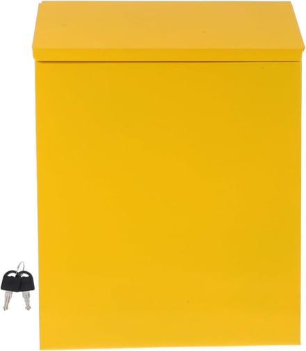 Brievenbus - Suggestiebox Klachtenbox - Post Opslag - Grote Opslagcapaciteit - 29.5 x 21.7 x 6.8 cm - Wit