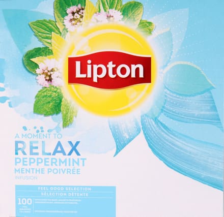 Lipton thee Feel good selection thee peppermint infusion valuepack 100stuks