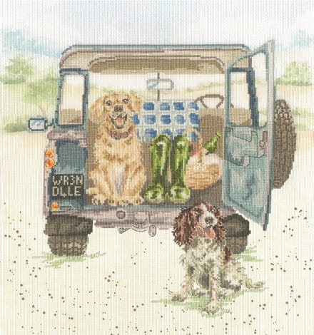 Borduurpakket Paws for A Picnic - Bothy Threads