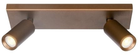 Freelight - Spot Scolo 2 lichts L 28 cm brons goud