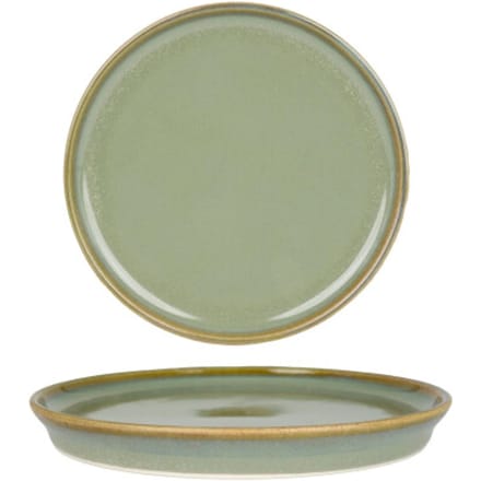 Bonna Dessertbord - Sage Hygge - Porselein - 16 cm - set van 6