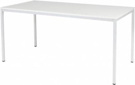 Bureautafel - Domino Basic 160x80 wit - wit frame