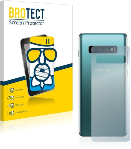 BROTECT - Screenprotector voor Samsung Galaxy S10 Plus (Achterkant) - Folie Beschermfolie Beschermglas matte